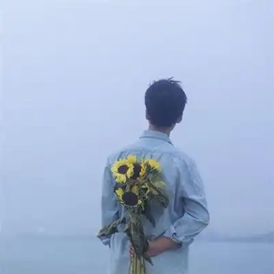 唯美男生背影头像图片无法言说的悲伤