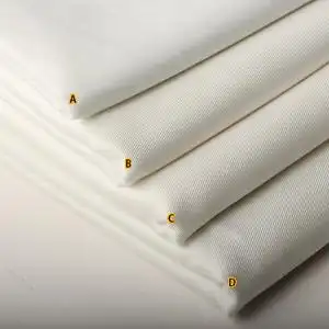 白色天丝棉莱赛尔布料连衣裙衬衫阔腿服装面料软垂细腻丝滑ts5