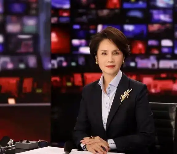 央视主持人徐俐罕见秀性感60岁穿v领抹胸风格大突破身材好辣