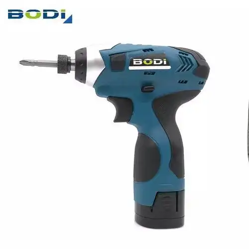 bodi冲击起子机12v电动螺丝刀电动工具伸缩夹头电钻电钻