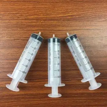 50ml注射器散装无针头果树打药黄龙病红黑v8胶囊60ml针筒针管 b60