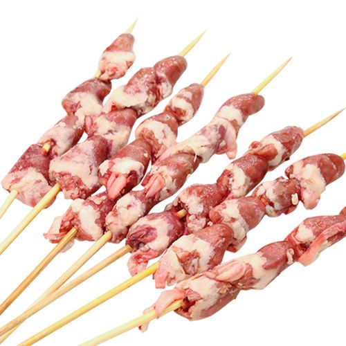 苏墨鸡心串冷冻半成品20串家庭装户外bbq烧烤油炸食材精选鲜鸡心串