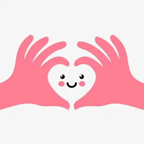 关键词 : 卡通爱心,红色手势,矢量图,背景装饰,可爱表情[声明] 觅元素