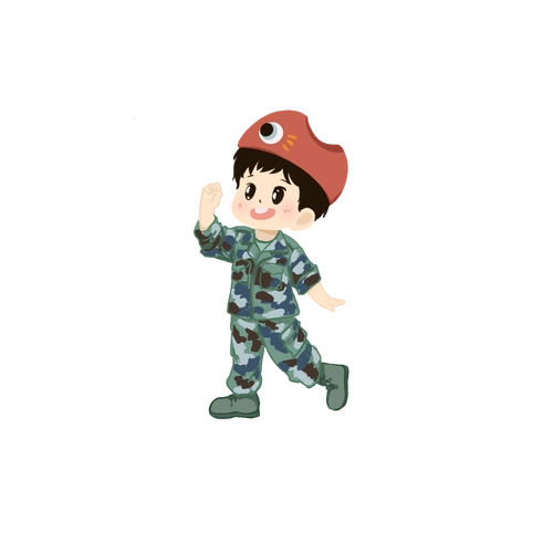 军训_学子_迷彩