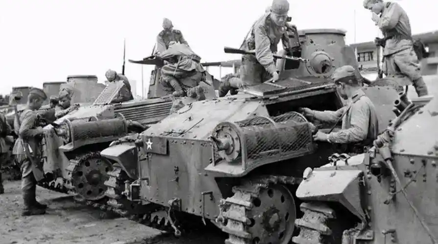 用高度机械化兵团的主力,从后贝加尔方向进攻张家口,北平和天津"的