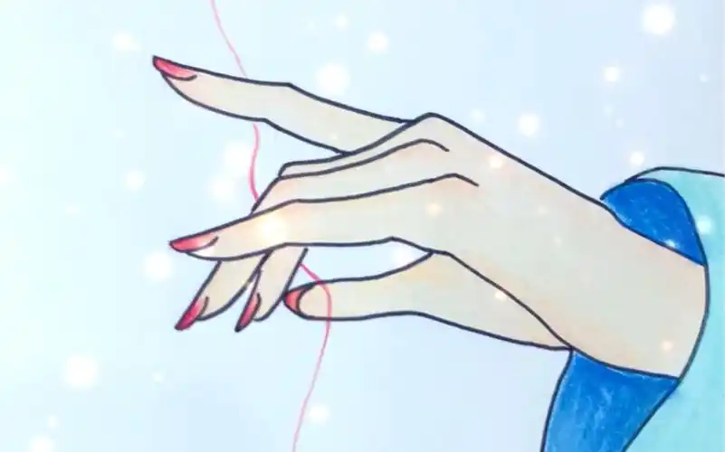 寥寥几笔教你画简单古风美人手!