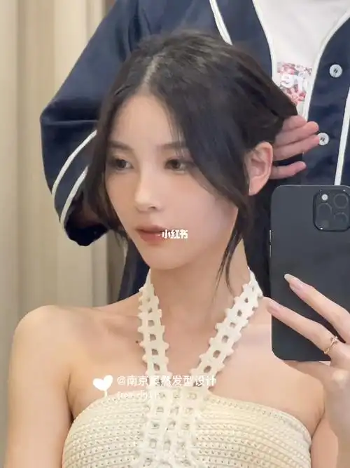 南京剪发  八字刘海 法式八字刘海 网红刘海 法式刘海 偏分刘海扎发