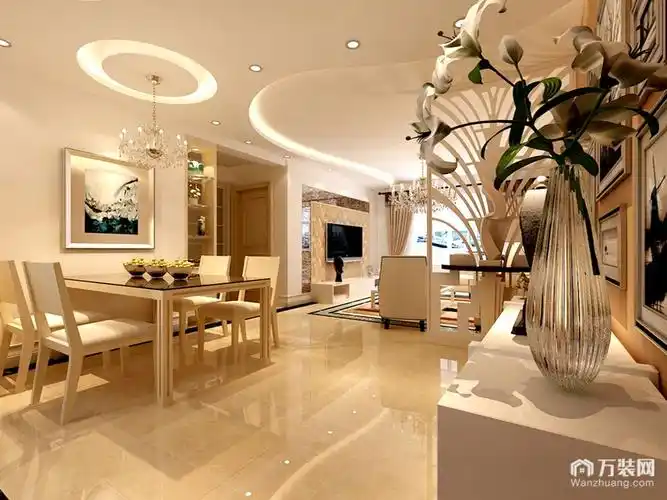 碧桂园94㎡现代风格_万装网装修效果图