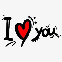 我爱你英文图片带字 i love you英文带字图片_微信头像图片大全