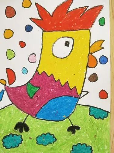 大班美术班开课了!