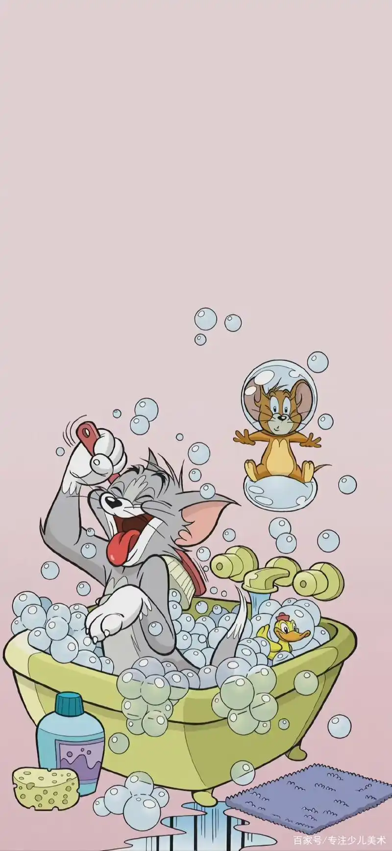 童年动画片中的动漫人物——猫和老鼠壁纸图片