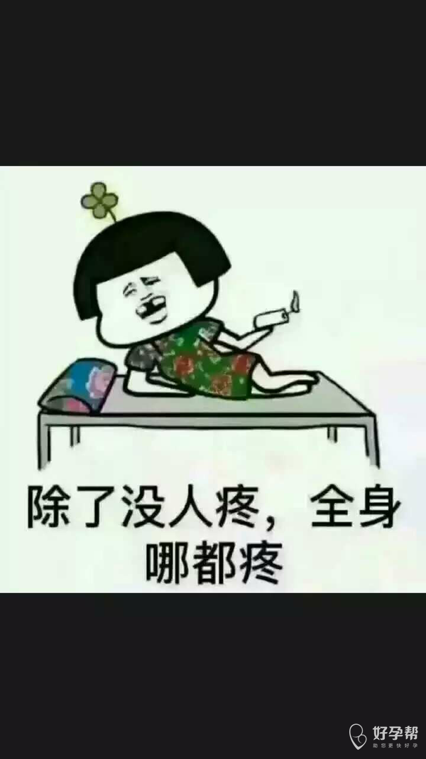 除了没人疼 全身哪都疼
