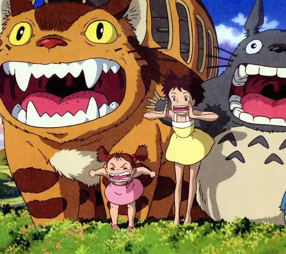 啊啊啊,张大嘴巴喊出来~《龙猫》#宫崎骏的小世界
