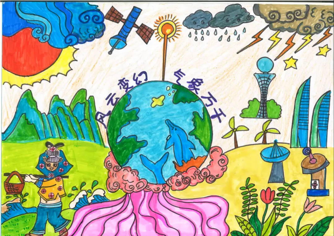 "知天气"杯"宝贝画天气"作品展播④_厦门市_绘画_审核