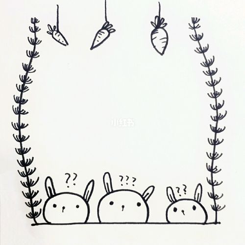 好看边框简笔画可爱好看边框简笔画可爱手账