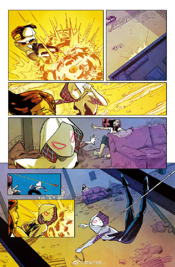 而这个宇宙中原本的格温·斯黛西由于一场意外的悲剧,变成了绿魔!