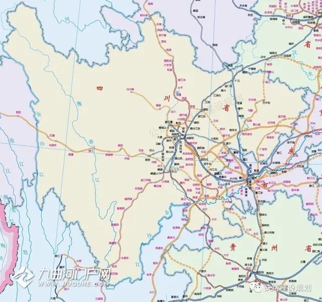 四川省2020-2030年铁路规划图