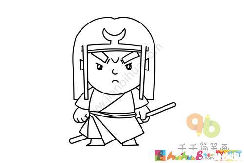 水浒传人物武松简笔画画法