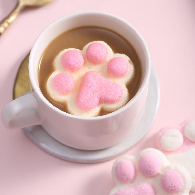 猫爪棉花糖女生高颜值零食散装网红糖果送女朋友圣诞装饰礼物少女