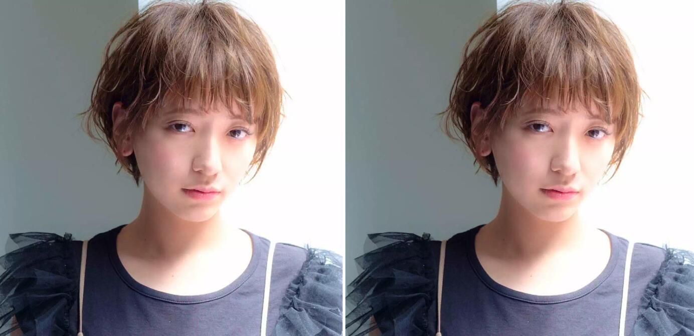 六款元气满满的短烫发 短发这样烫好看极了!