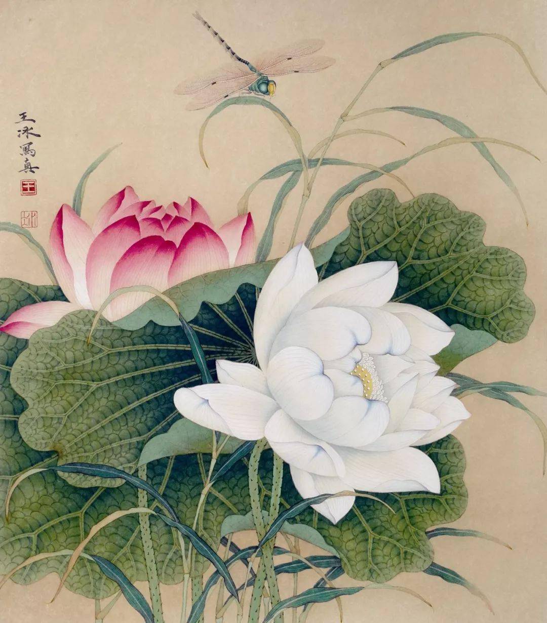 李晓明师生工笔画作品集名师出高徒太精彩了