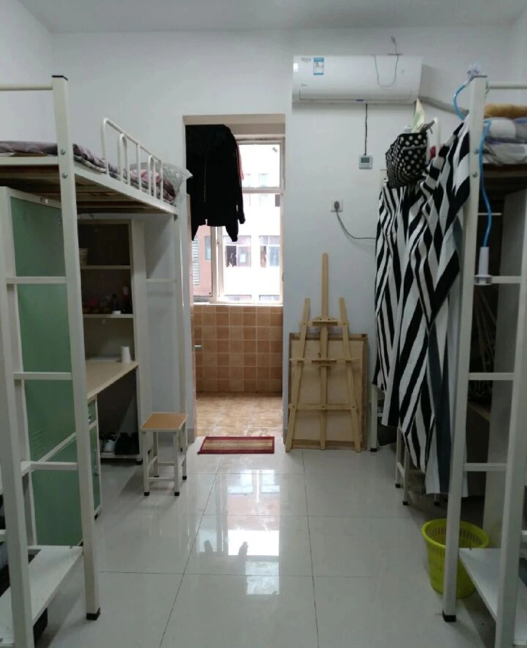 湖北师范大学文理学院(宿舍篇) 每间公寓都是标准四人寝哦 空调独立