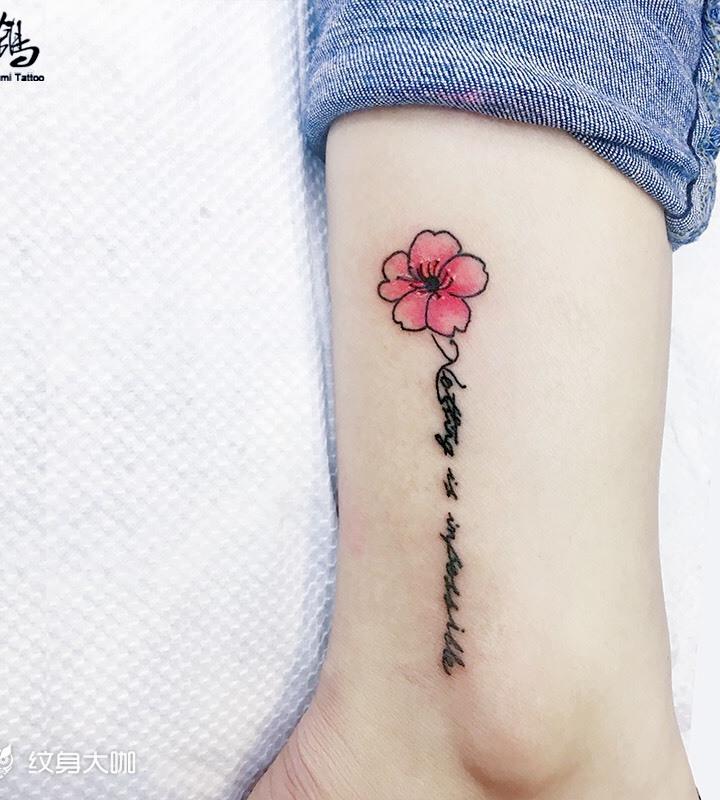 脚踝94_纹身图案手稿图片_办办的纹身作品集