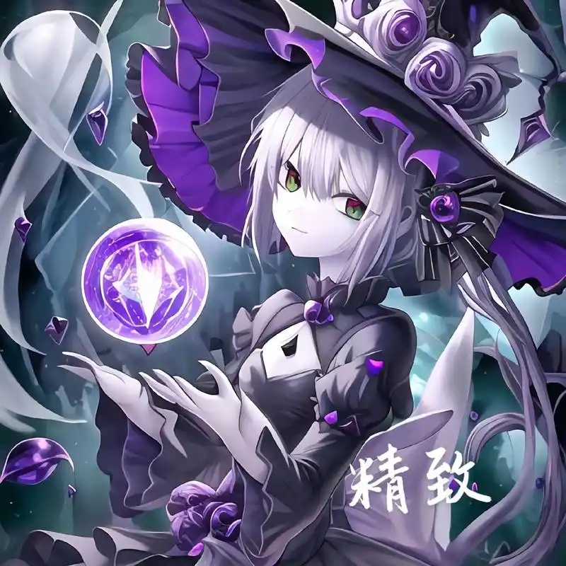 女巫头像.你未必光芒万丈,但始终温暖有光#二次元 #ai绘 - 抖音