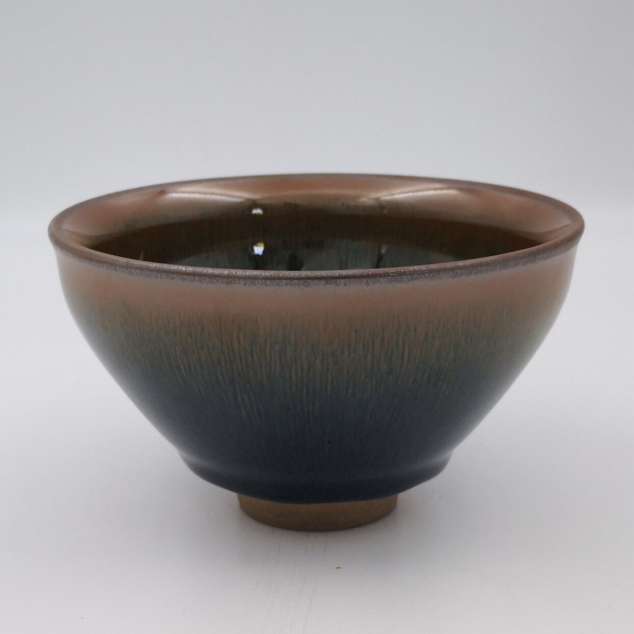 宋代点茶乌金釉建盏兔毫釉12.5点茶器大碗铁胎建盏梦华录同款茶盏