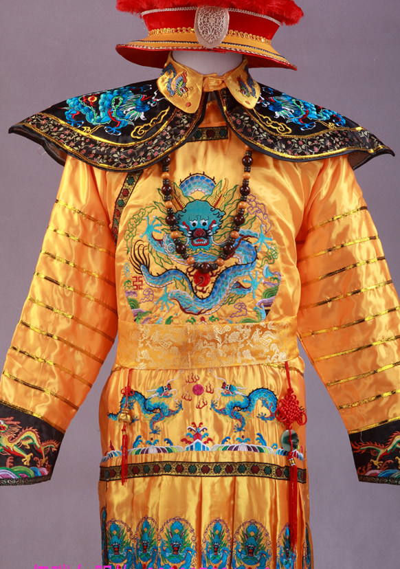 大清皇帝龙袍皇后服装刺绣戏服清朝皇上皇后乾隆康熙雍正古装服装