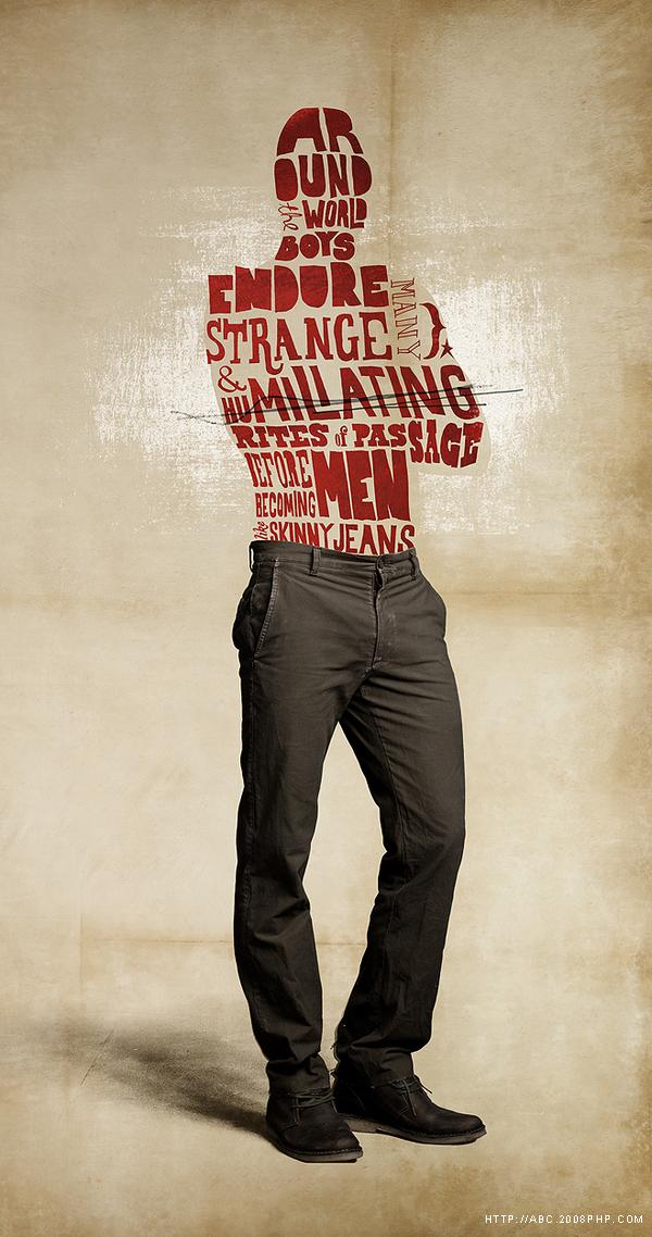 美国dockers - wear the pants campaign码头工人牛仔裤创意广告