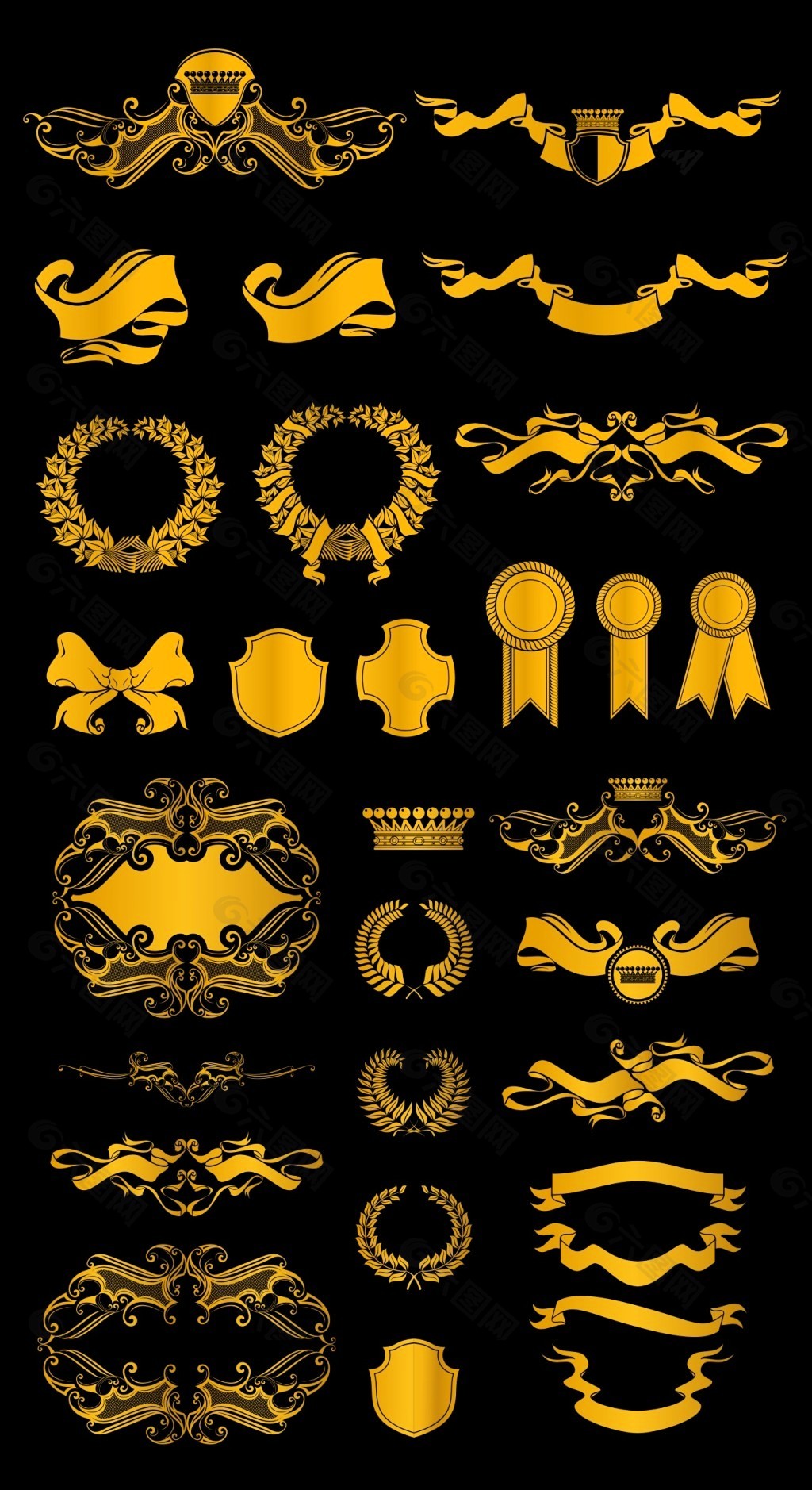 素材模板下载,本次设计元素 作品主题是 欧式徽章,编号是6189555,格式