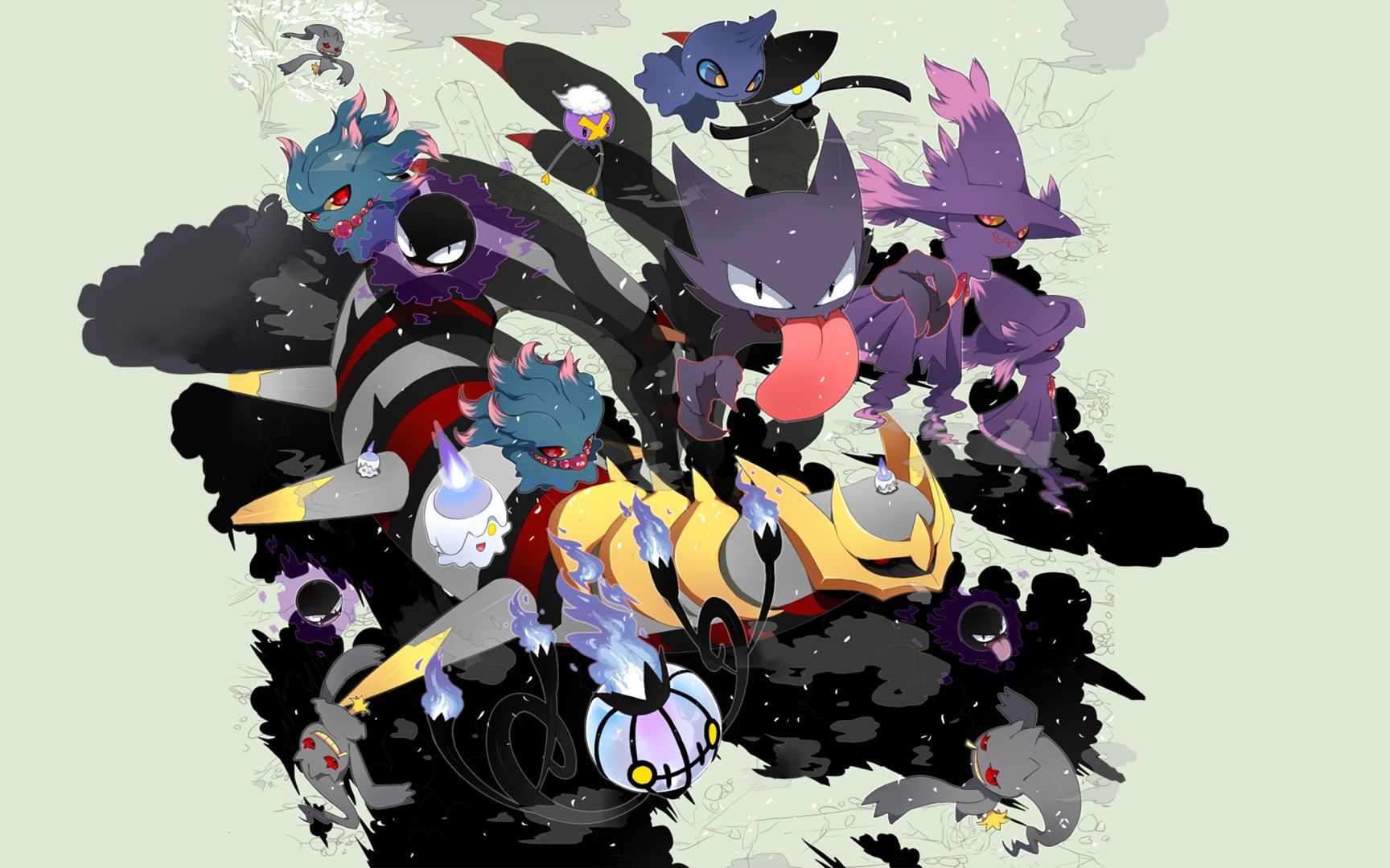 原设定恐怖的幽灵神奇宝贝反而因自身表现或外观受到不少观众喜爱