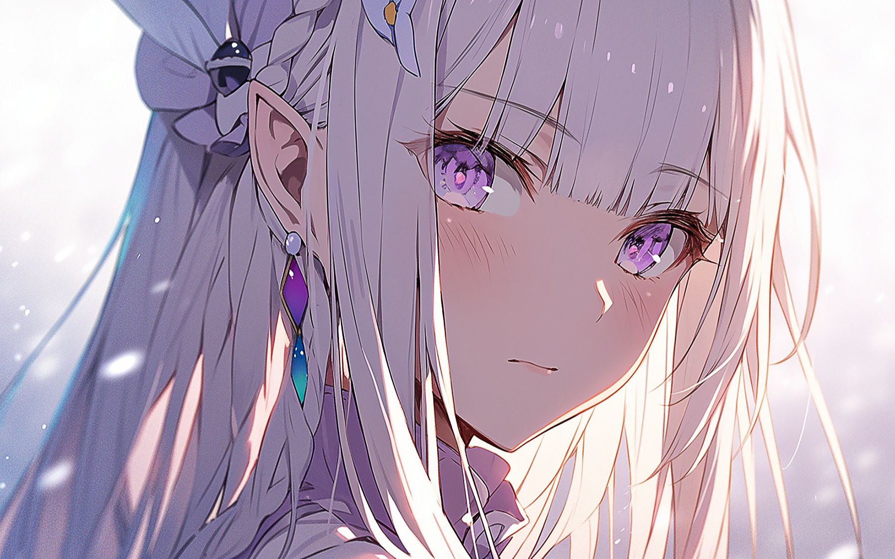 "零下的银色温度"从零开始的异世界生活【头像&壁纸】爱蜜莉雅篇.