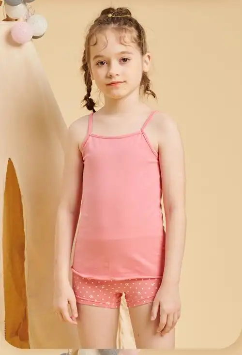 浪莎高品质儿童内裤女童纯i棉平角小女孩三角四角全棉短裤中大童宝宝