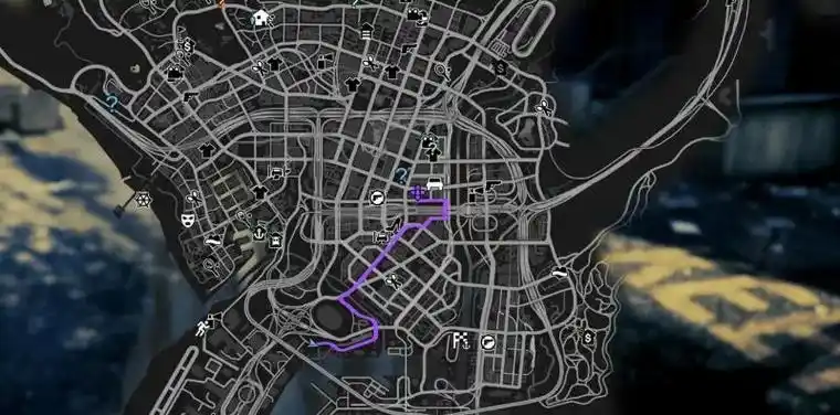 gta5 三辆铁腕车位置,紫色标志处,第一辆在停车场五层 - 抖音