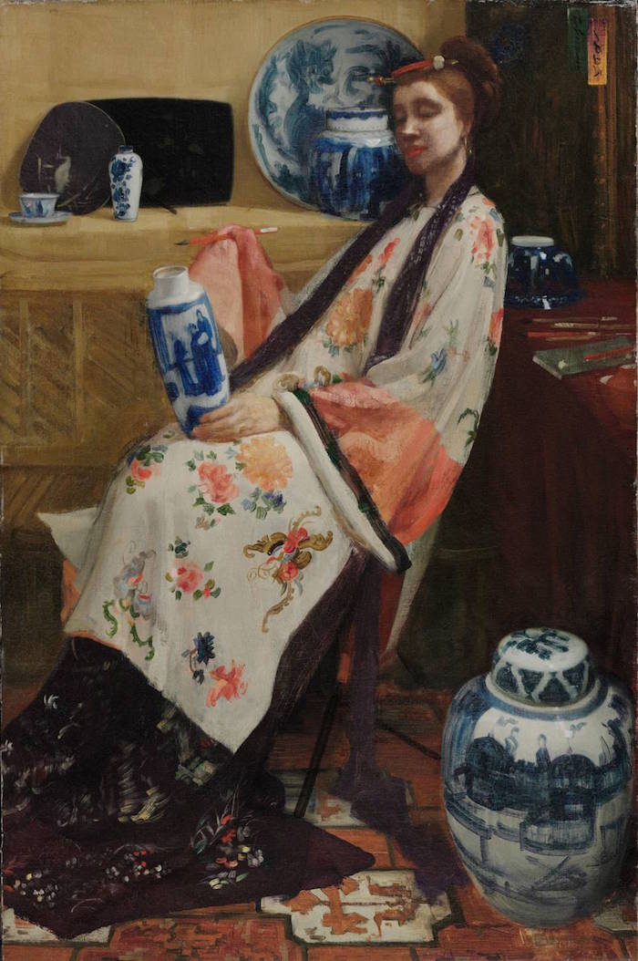 惠斯勒笔下的白衣女子唯美爱情与生活