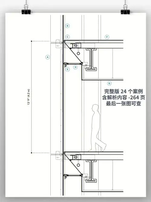 建筑幕墙构造系列二 -双层玻璃立面建构建筑大师案例-建筑图示图解