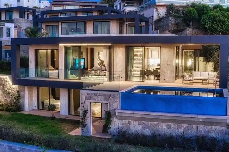 雅丽卡瓦科豪华设计的全景海景别墅 - 蔚蓝土耳其(property turkey)