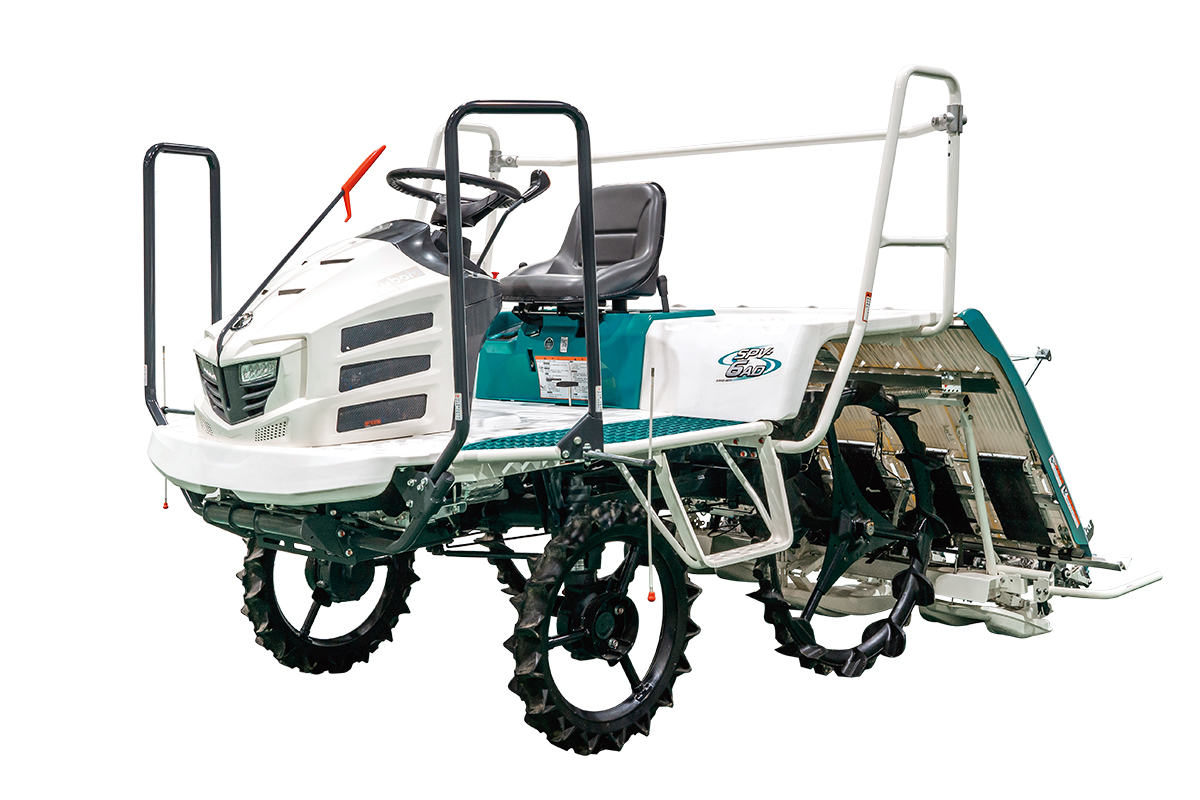 久保田农机spv-6ad高速插秧机高清图 - 外观