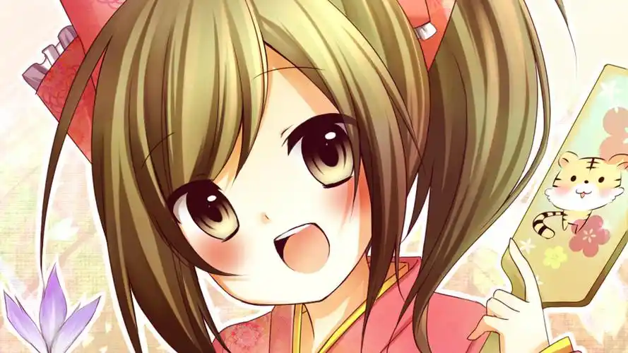 可爱小萝莉漫画电脑壁纸分享!