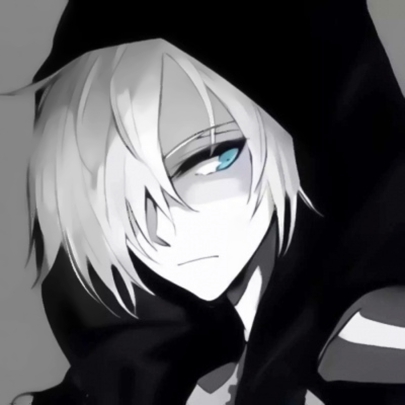 二次元男生暗黑头像高清黑白系列的男生炫酷暗黑头像图片