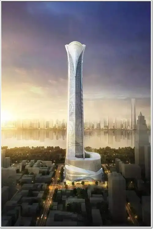 武汉新地标长江之门楚商大厦争取实现475米