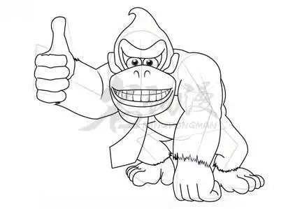 教你画好金刚的绘画小教程 - 学院 - 摸鱼网 - ∑(っ°Д°;)っ 让