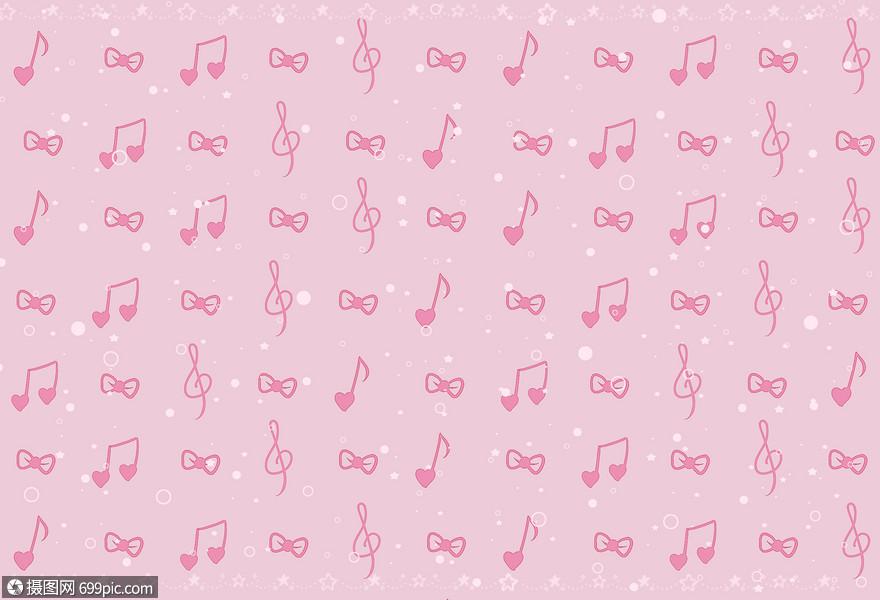 浪漫音符可爱壁纸图片