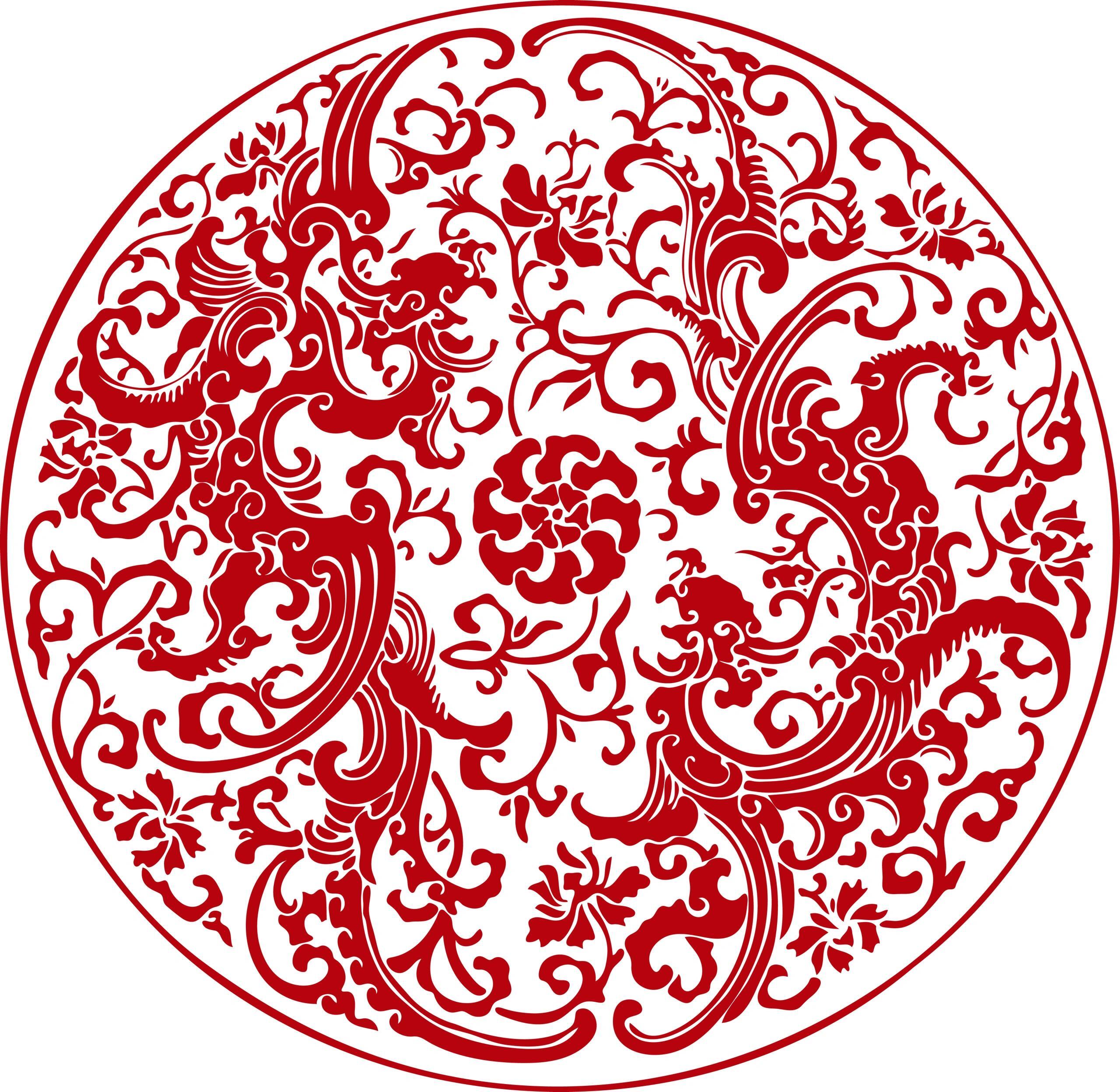 【传统凤凰纹样,华美灵动】 - 凤凰,是古老的图腾,也是中国神话传说里