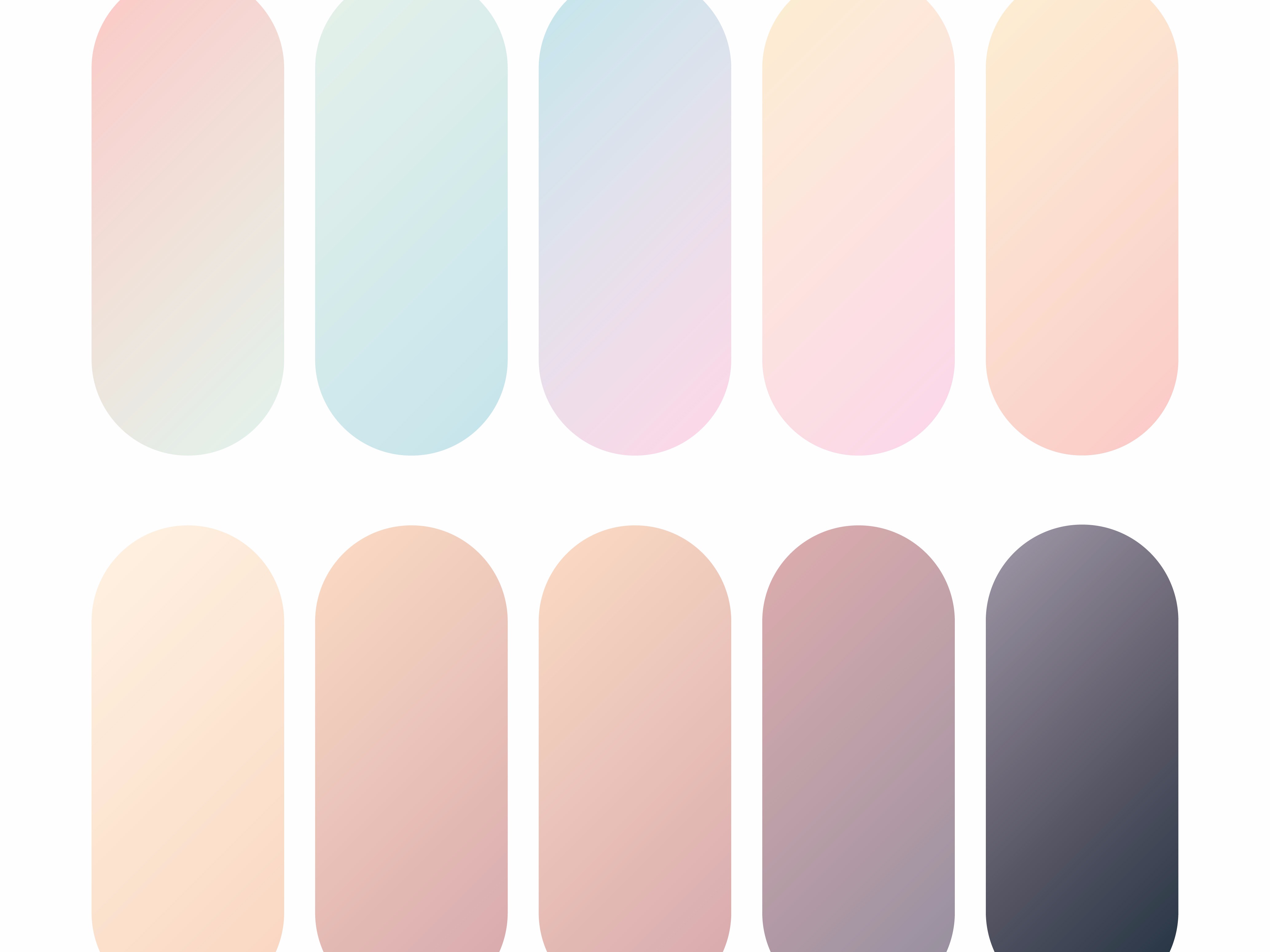 马卡龙配色色卡_骑着膜拜去旅行-站酷zcool