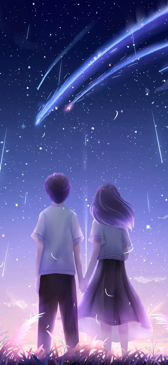 最开心的时光就是和你在一起梦幻的情侣手机壁纸