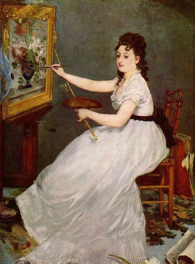 过去的好时光～法国女画家伊娃冈萨雷斯作品欣赏