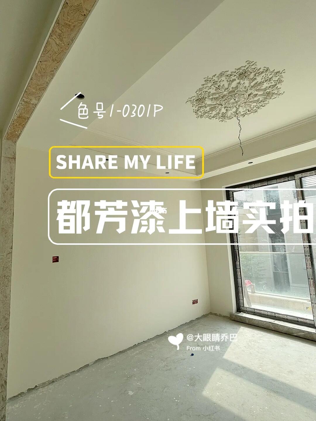 都芳乳胶漆安全下车1-0301p上墙实拍